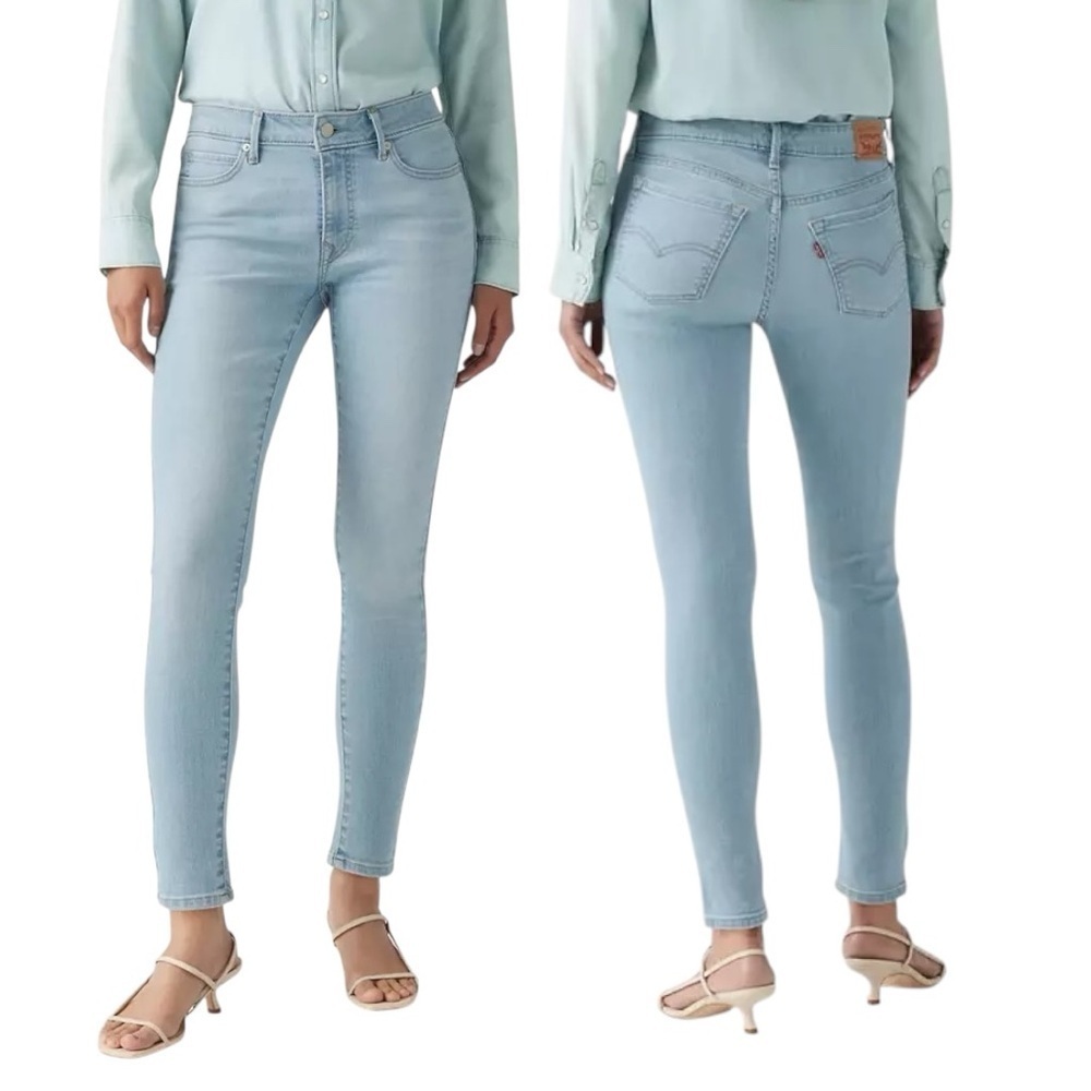 NWT Levi’s 711 Skinny Jeans Size 34 Eternal Indigo Light Wash NEW